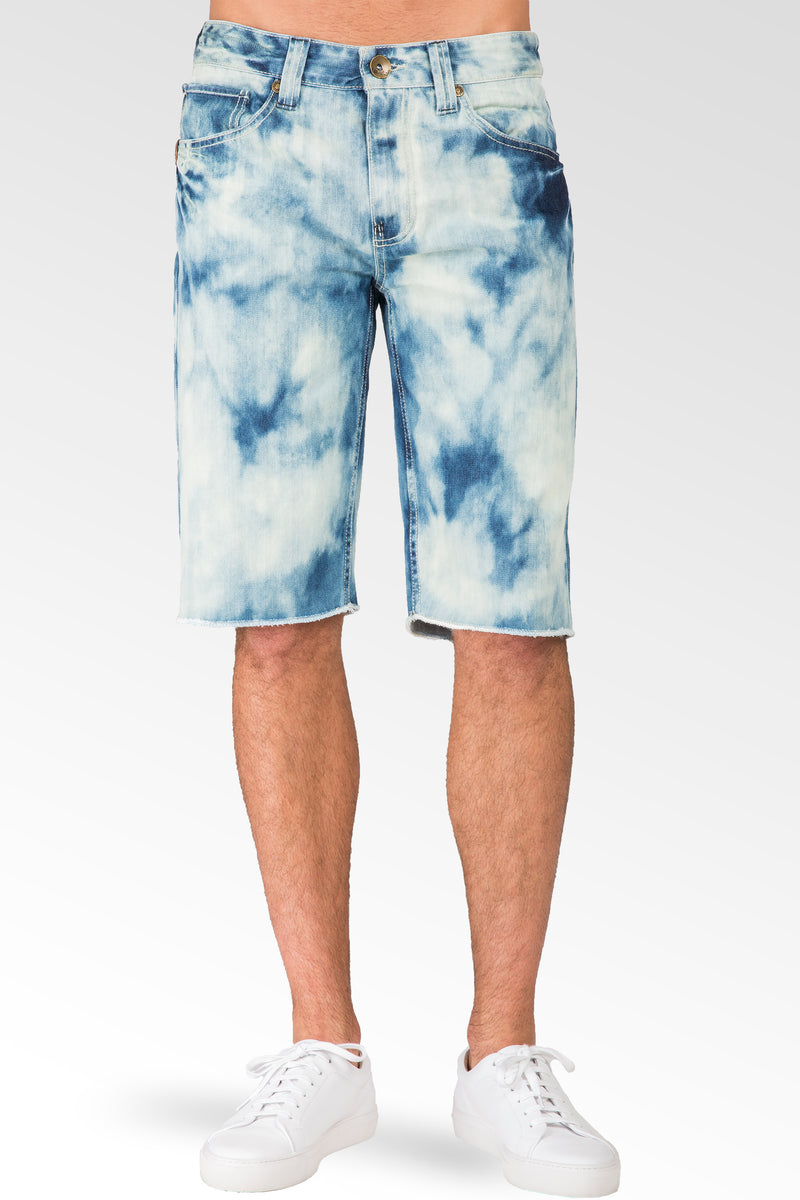 Level 7 Jeans Relaxed Fit Bleach Dye Denim Shorts on SALE, Saks OFF 5TH in  2023