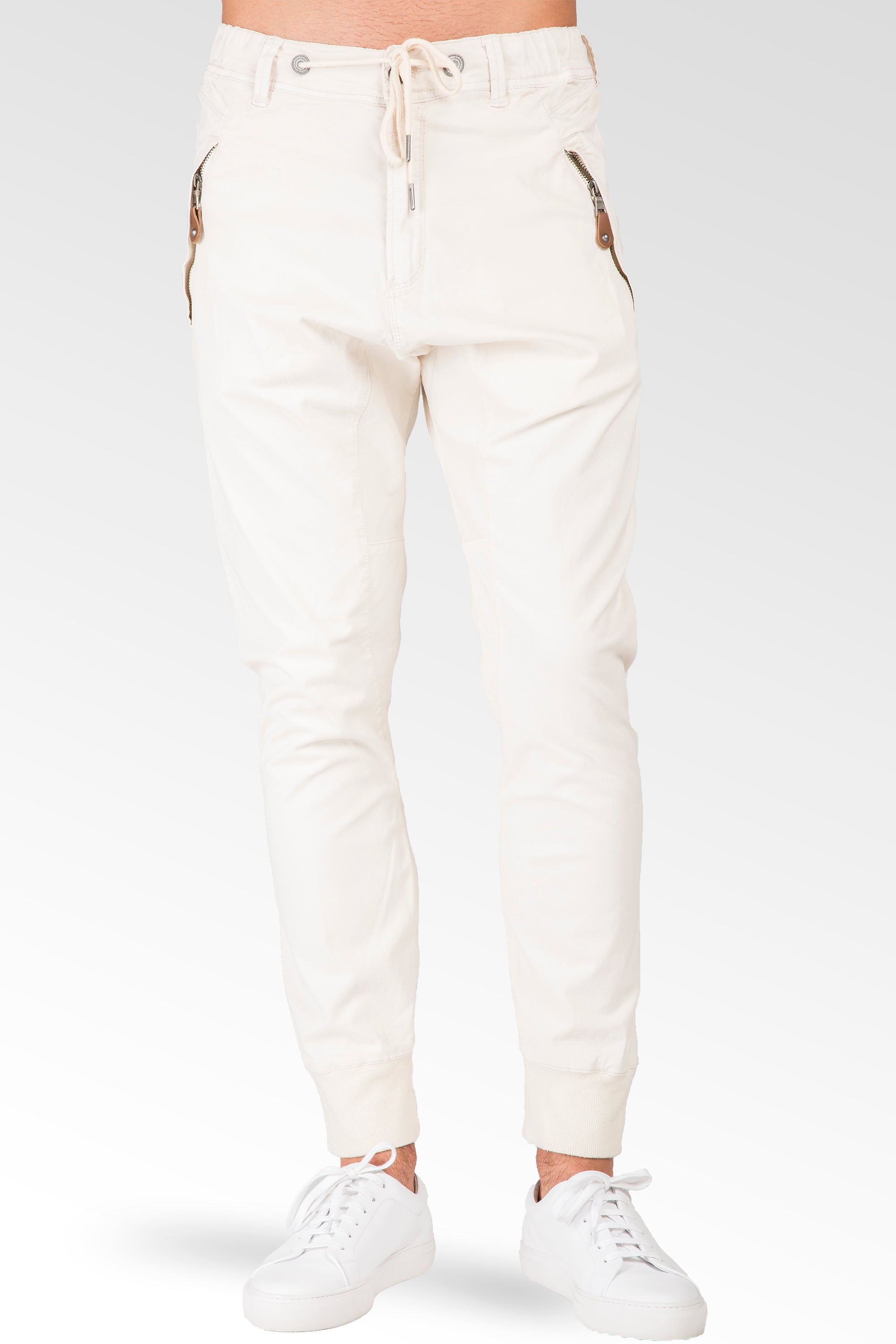 Level 7 Men's Drop Crotch Zip Pocket Orange Stretch Twill Jogger Pants  Premium Jeans – Level 7 Jeans