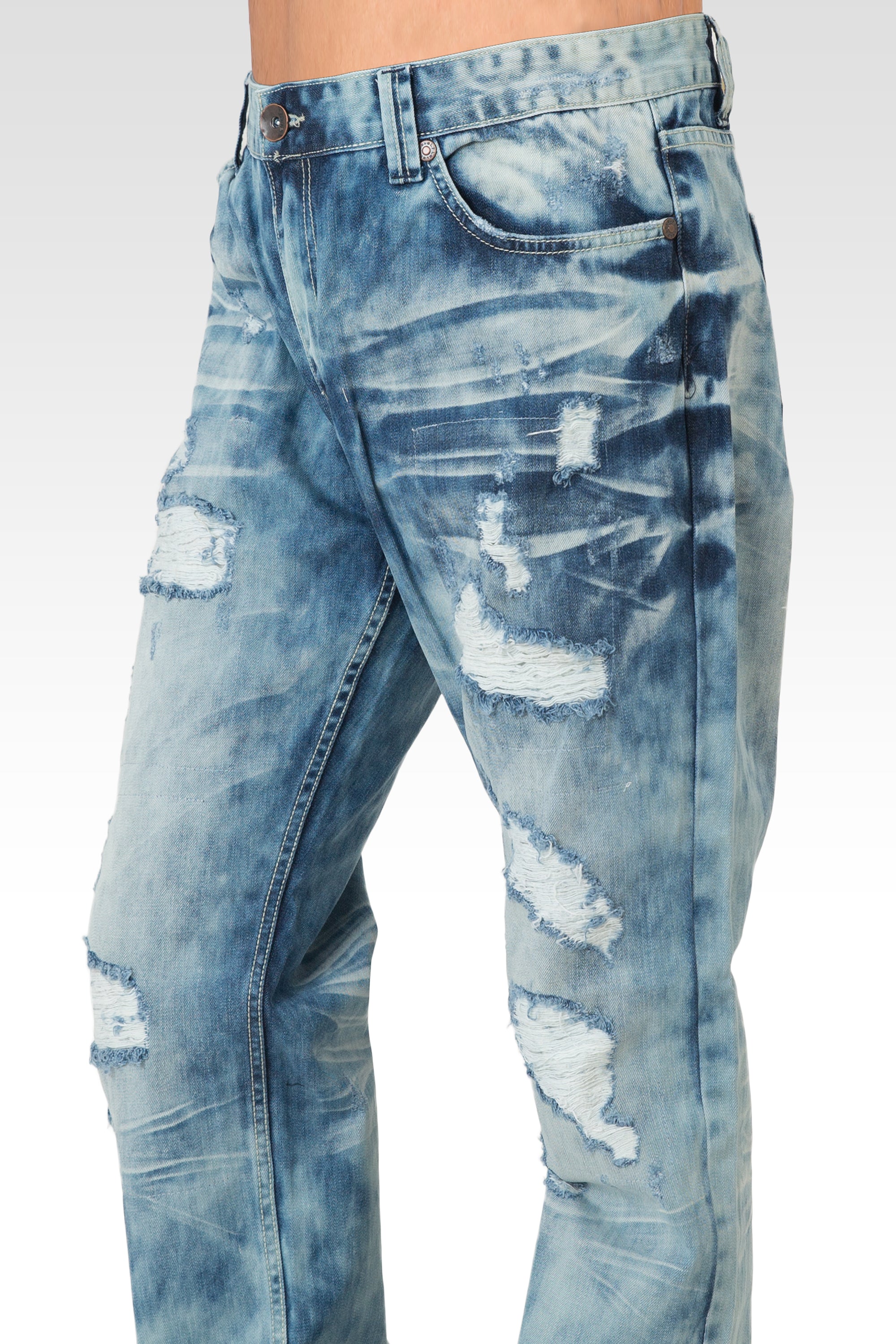 Destroyed Denim Jeans Ripped Skinny Jeans Men - China Women's Jeans and  Plus Size Women's Jeans price | Made-in-China.com